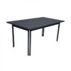 Table De Jardin 6 Personnes FERMOB Costa 160 X 80 Cm - Carbone -Fermob table costa 160 carbone