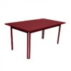 Table De Jardin 6 Personnes FERMOB Costa 160 X 80 Cm - Piment